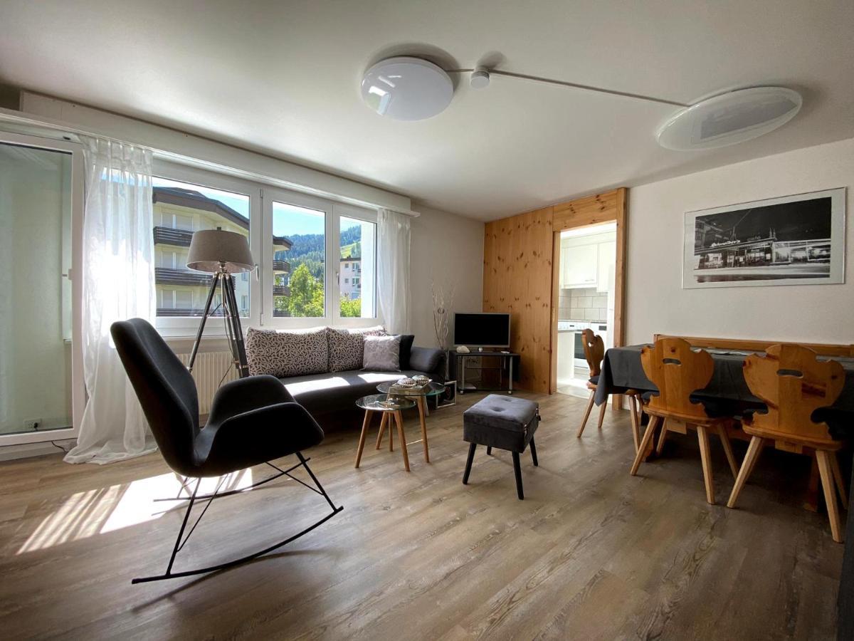 Zentrale Top Wohnung Chesa Ravaisch Davos Extérieur photo